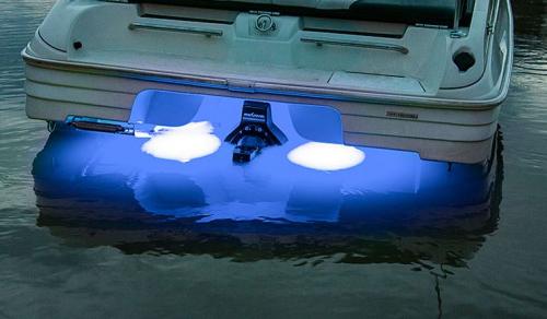 boat underwater light